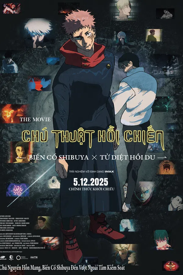 Xem Phim Chú Thuật Hồi Chiến: -BIến Cố Shibuya x Tử Diệt Hồi Du- Vietsub HD Online