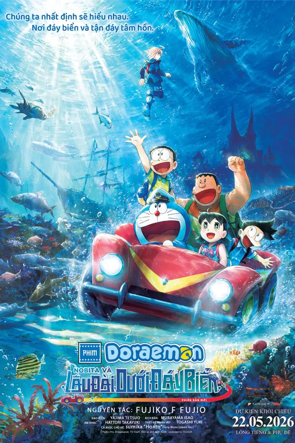 Xem Phim Doraemon: Phiên bản mới - Nobita Và Lâu Đài Dưới Đáy Biển Vietsub HD Online
