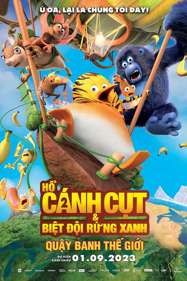 Xem Phim Hổ Cánh Cụt & Biệt Đội Rừng Xanh 2: Quậy Banh Thế Giới Vietsub HD Online