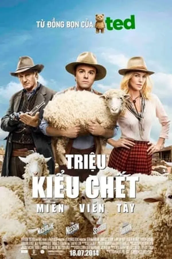 Xem Phim Triệu Kiểu Chết Miền Viễn Tây Vietsub HD Online